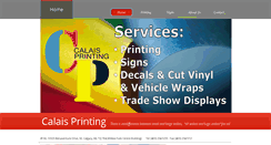Desktop Screenshot of calaisprinting.com
